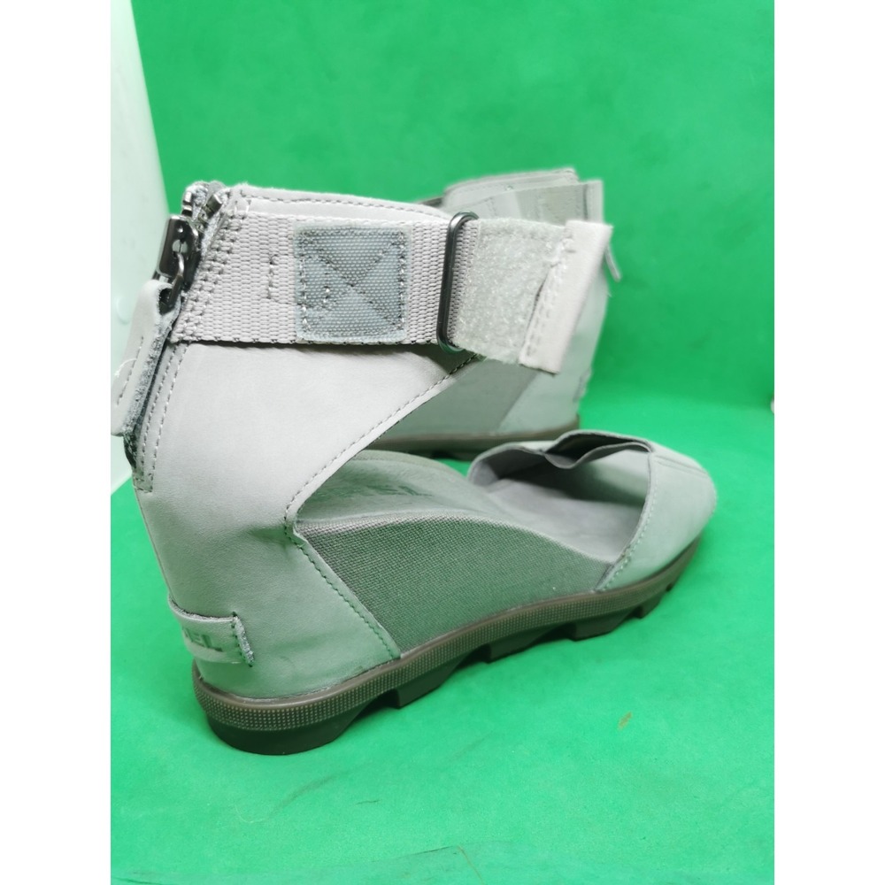 SOREL Women's JOANIE II ANKLE STRAP SANDAL DOVE Wedge Heeled Sandals Size 9.5 - Picture 13 of 16